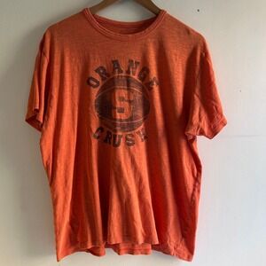 Orange Crush Graphic T-Shirt – Distressed Vintage Look – Size M